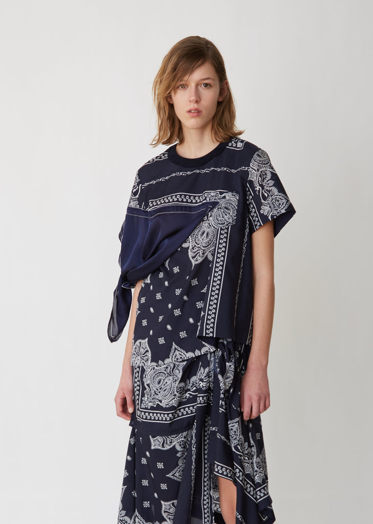 Bandana Print Top