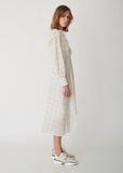 Adonis Checked Organza Dress