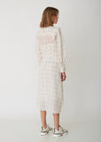 Adonis Checked Organza Dress