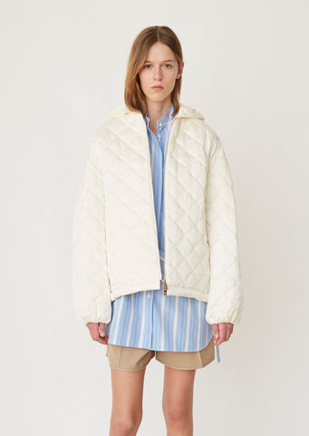 Giove Quilted Jacket With Removable Hood