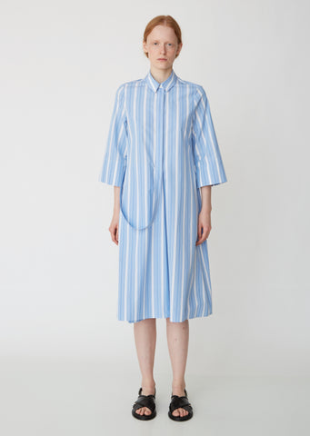 Grandeur Stripe Shirt Dress