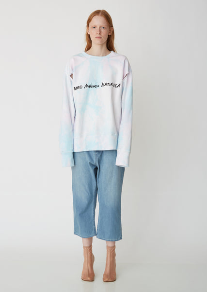 【関税＆送料込み】Mm6 Maison Margiela 'Tie Dye' Brown Silk Maison Margiela Canvas Tabi Sneakers Tie Dye | Grailed