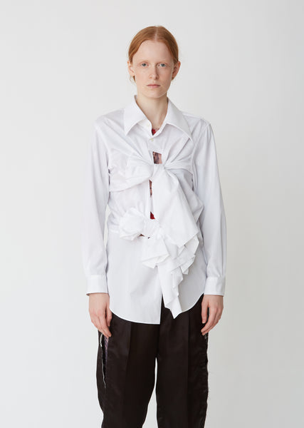 Cotton Bow Tie Broad Top by Comme Des Garçons- La Garçonne