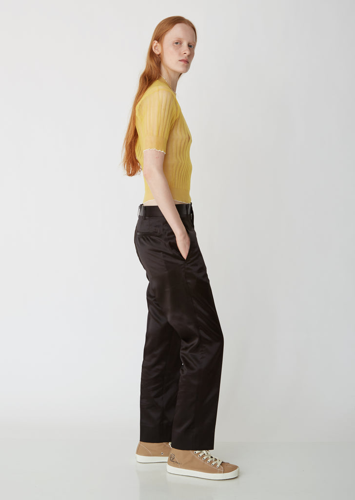 Gauge 18 Tulle Short Sleeve Top