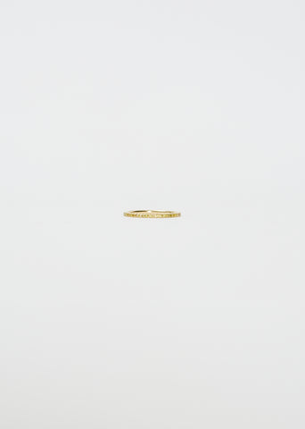 Thread Yellow Diamond Ring