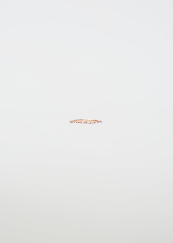 Thread Pink Sapphire Ring