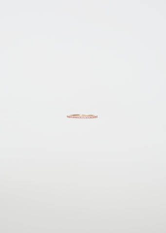 Thread Pink Sapphire Ring