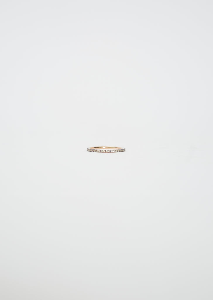 Thread Brown Diamond Ring