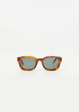 BE001 Sunglasses — Orange Havana / Grey