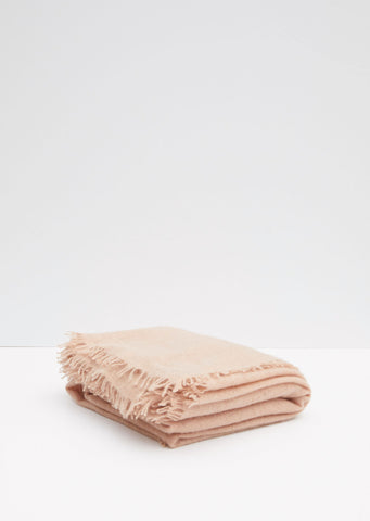 Cashmere Felted Lux Stole — Rose