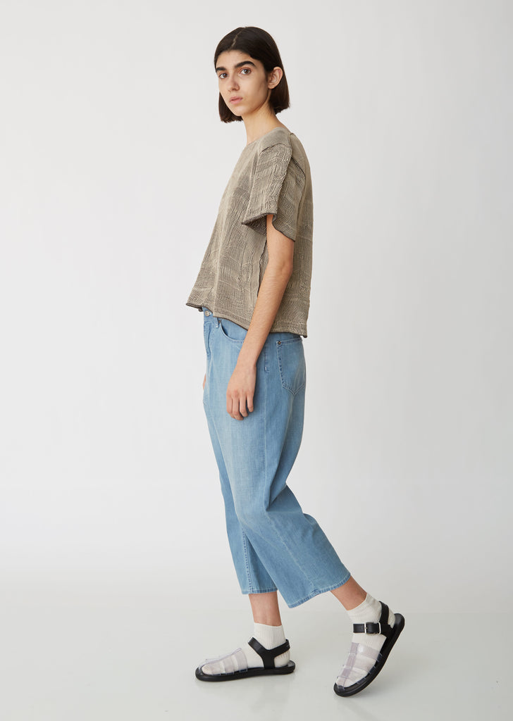 Drop Crotch Denim Pants