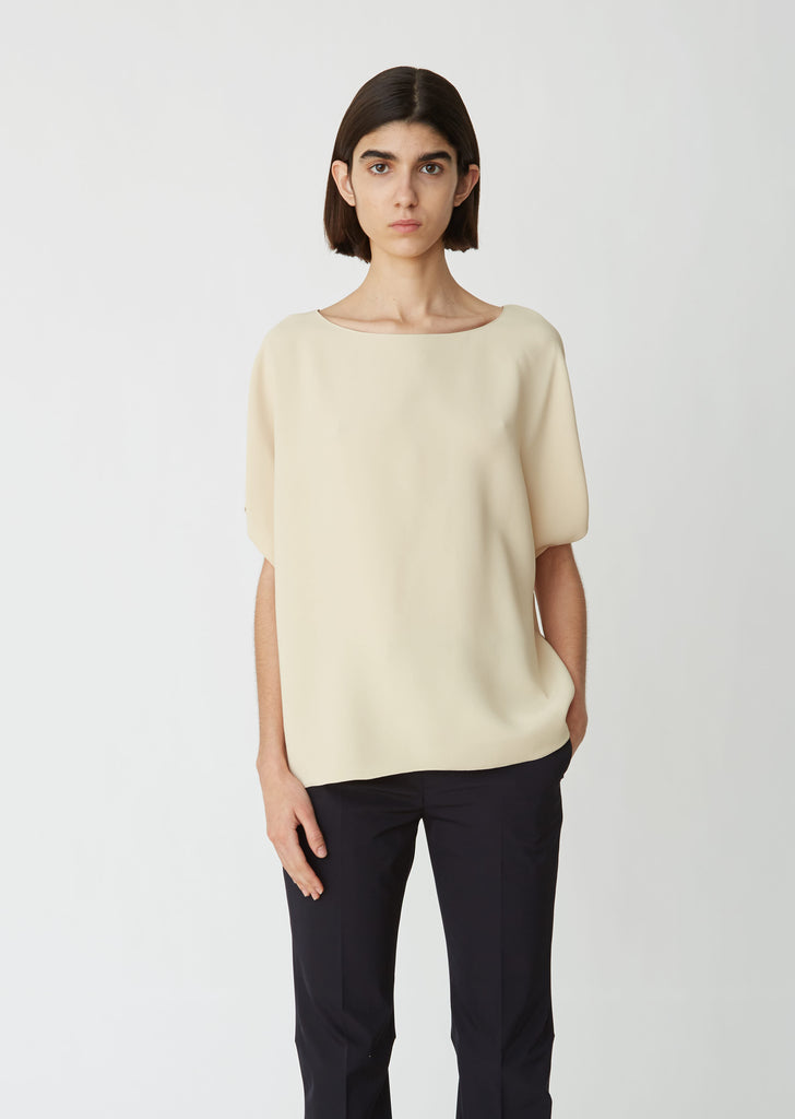 Lylia Chiffon Short Sleeve Top