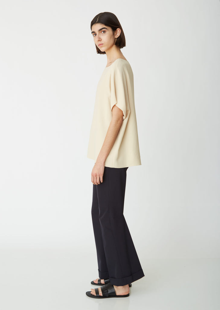 Lylia Chiffon Short Sleeve Top