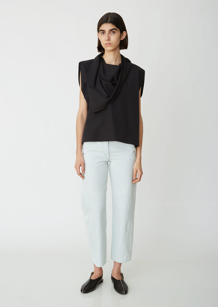 Twisted Denim Pants