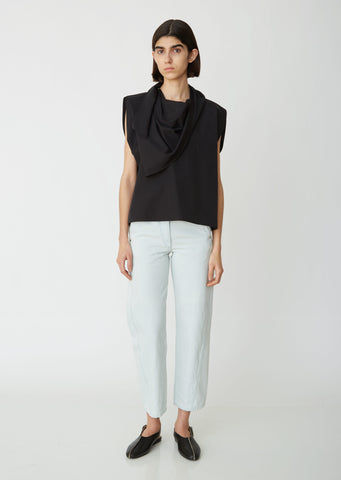 Twisted Denim Pants
