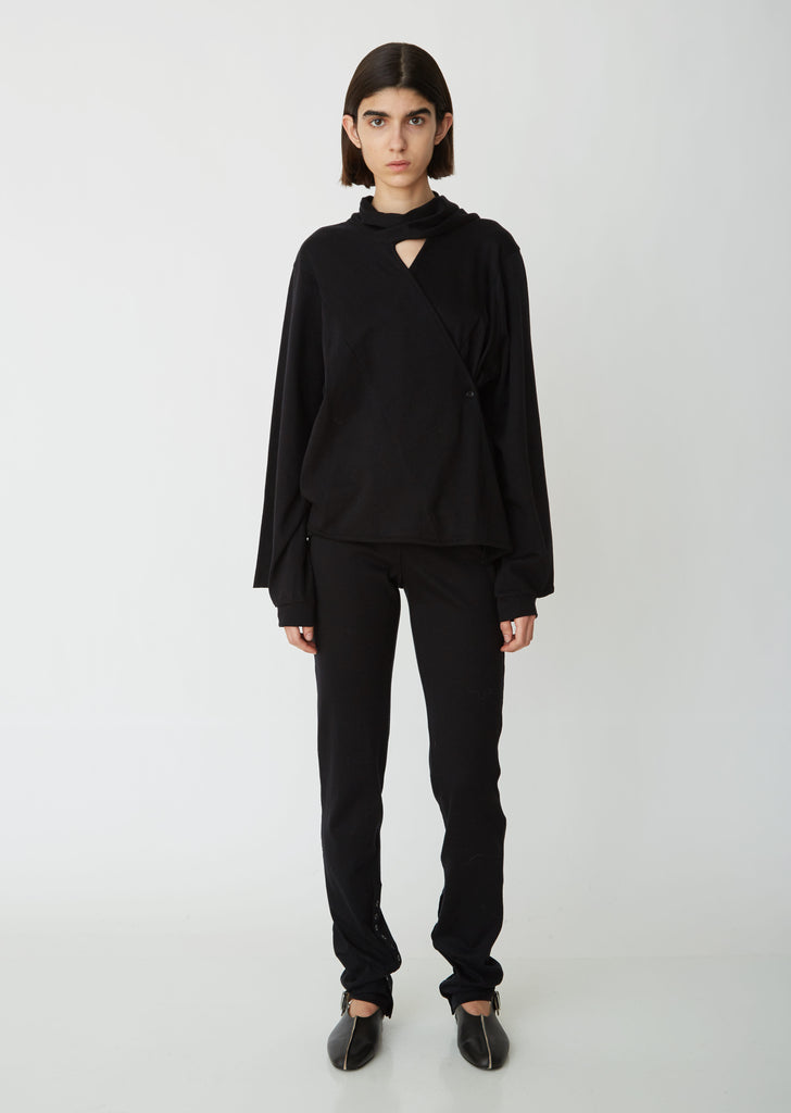 Jersey Button Cuff Pants
