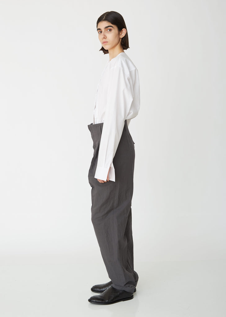 Anthracite Pleated Trousers
