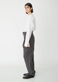 Anthracite Pleated Trousers