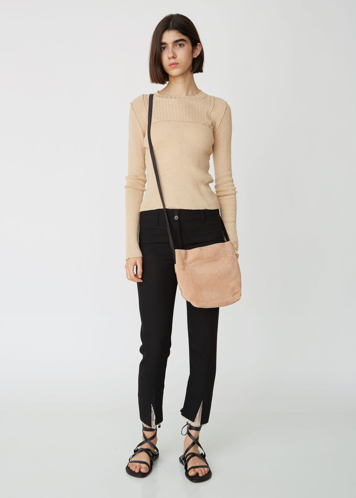 Suede Shoulder Bag