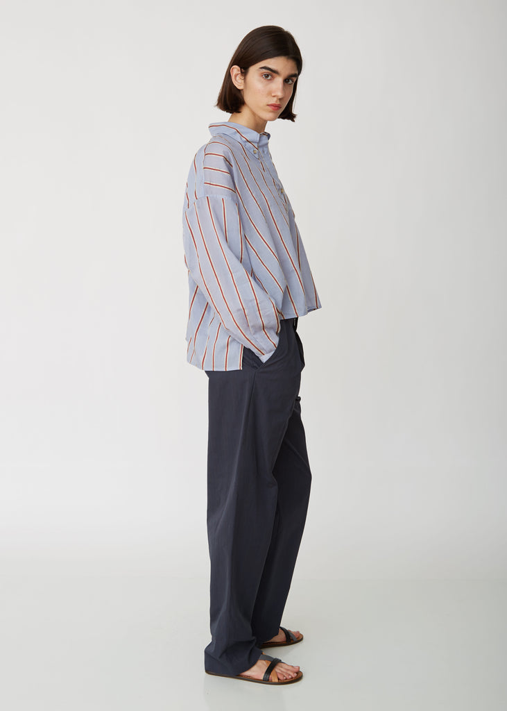 Ycao Relaxed Striped Shirt