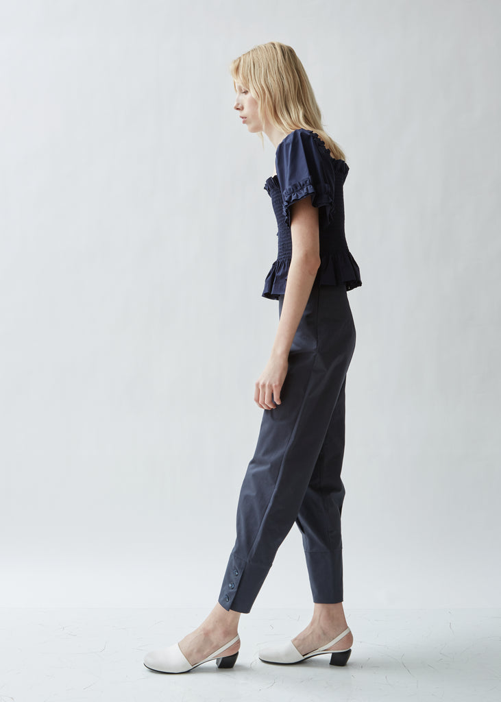 Sydney Shirred Cotton Top