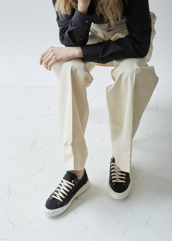 Canvas Braided Sneakers