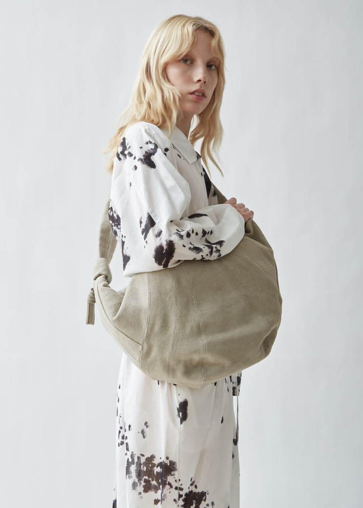 Cotton Canvas Maxi Bum Bag