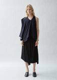 Asymmetric Patch Pocket Top