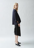 Asymmetric Patch Pocket Top