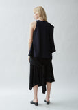 Asymmetric Patch Pocket Top
