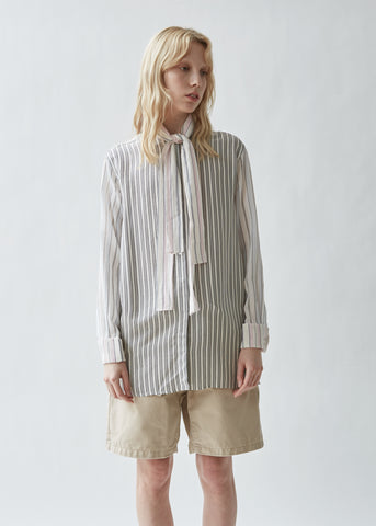 Pyjama Stripe Buttondown Shirt