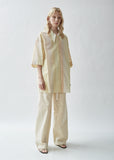 Maxi Cotton Voile Gradient Shirt