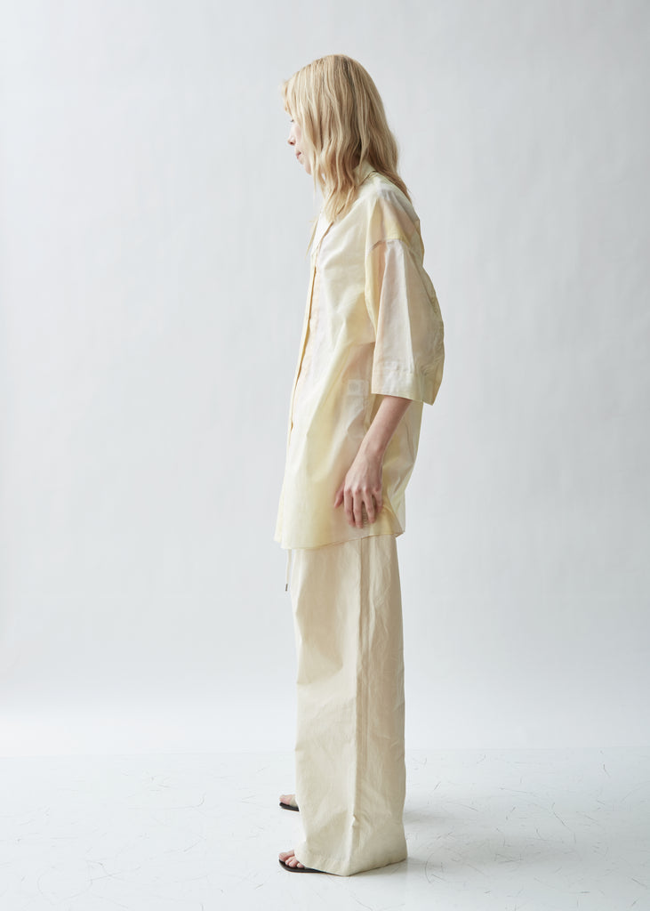 Maxi Cotton Voile Gradient Shirt
