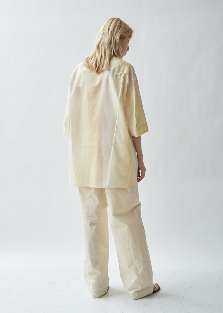 Maxi Cotton Voile Gradient Shirt