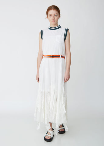 Lace x Tulle Sleeveless Dress