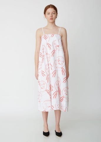 Broderie Anglaise Sleeveless Dress