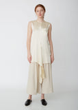 Washed Satin Asymmetric Elinash Blouse