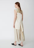 Washed Satin Asymmetric Elinash Blouse
