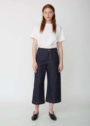 Pietra Cotton Linen Denim Pant