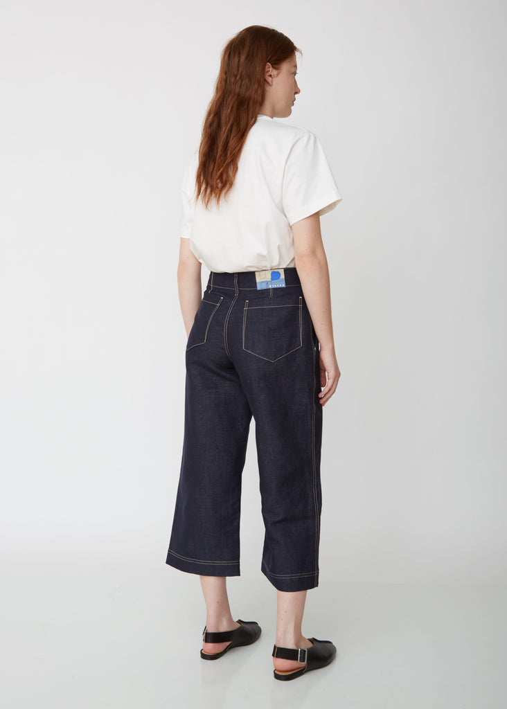 Pietra Cotton Linen Denim Pant
