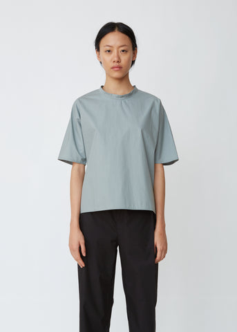 Shrinkage Cotton Poplin Top