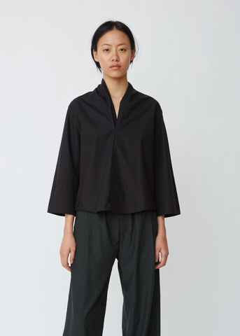 Distortion Poplin Blouse