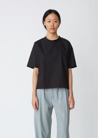 Shrinkage Cotton Poplin Top