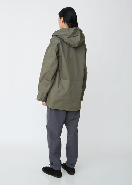 Zip Up Crisp Cotton Anorak – La Garçonne