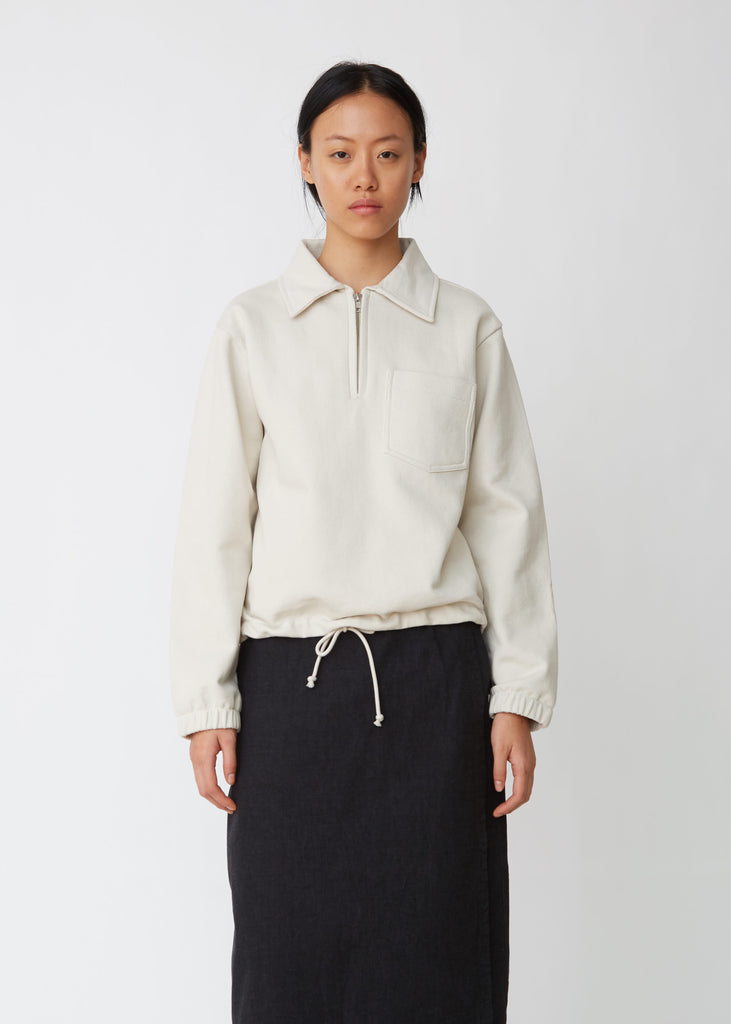 Chalk Cotton Track Top