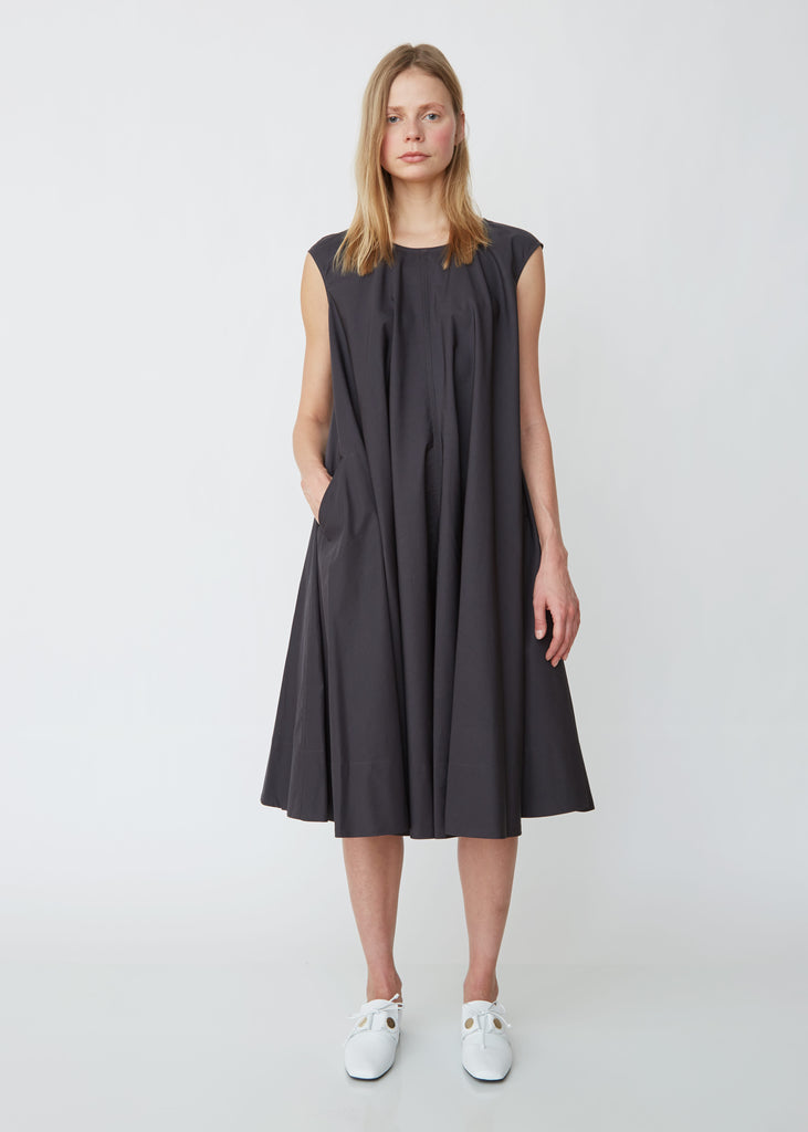 Cap Sleeve Dress with Self Tie Belt