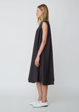 Cap Sleeve Dress with Self Tie Belt