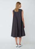 Cap Sleeve Dress with Self Tie Belt