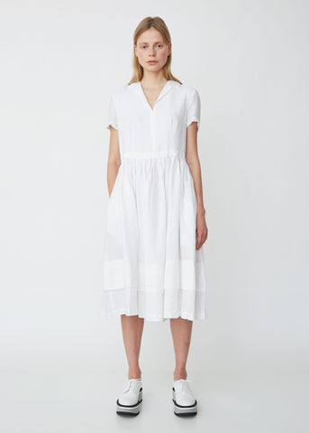 Short Sleeve Linen Shirtdress