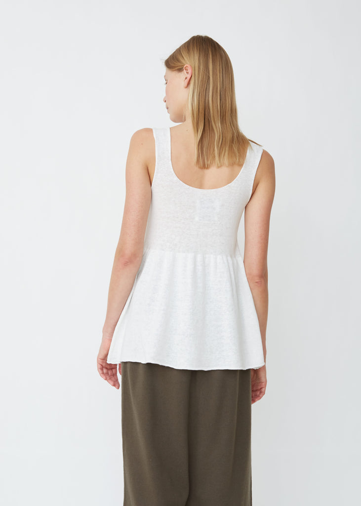 Tier Cotton Linen Tank